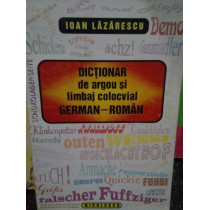 Dictionar de argou si limbaj colocvial germanroman