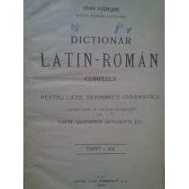 Dictionar latinroman complet