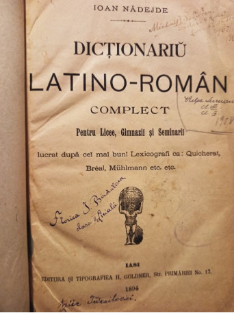 Dictionariu latino-roman complect