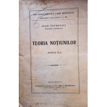 Teoria notiunilor, editia a IIa