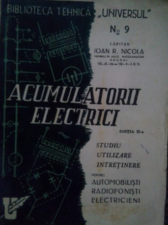 Acumulatorii electrici