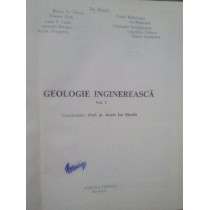 Geologie inginereasca vol. I