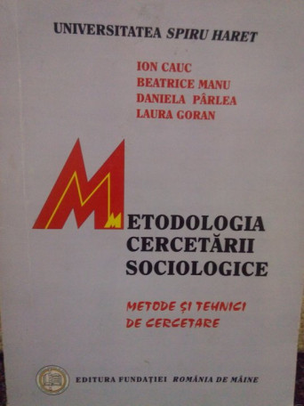 Metodologia cercetarii sociologice