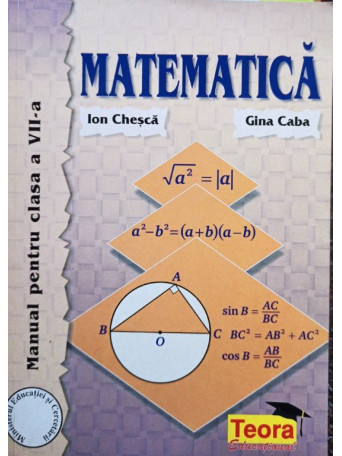 Matematica - Manual pentru clasa a VIIa