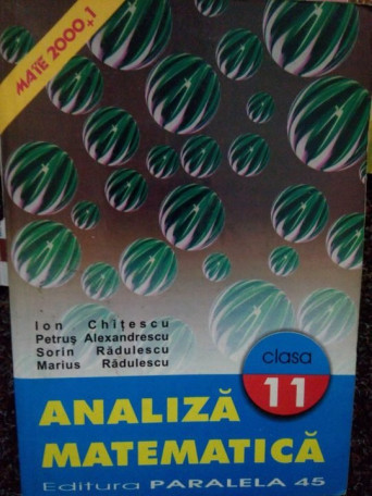 Analiza matematica clasa a XIa