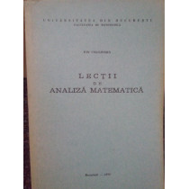 Lectii de analiza matematica