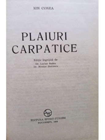 Plaiuri carpatice