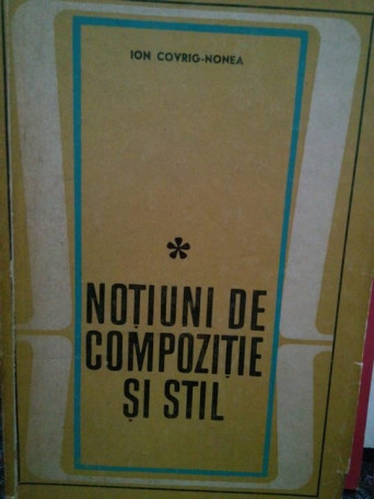 Notiuni de compozitie si stil