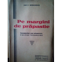 Pe margini de prapastie. Insemnari din razboiul pentru intregire