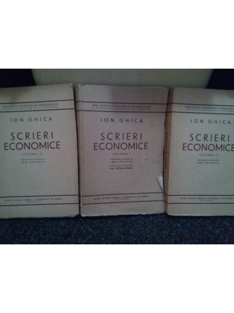 Scrieri economice, 3 vol.