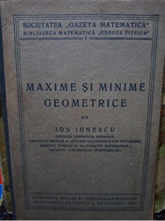 Maxime si minime geometrice