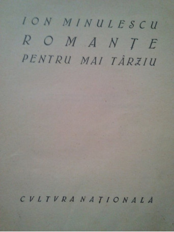 Romante pentru mai tarziu