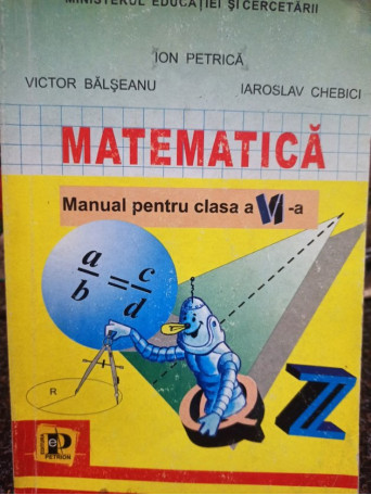 Matematica. Manual pentru clasa a VIa