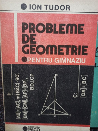 Probleme de geometrie pentru gimnaziu