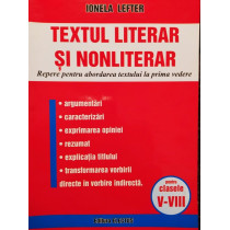 Textul literar si nonliterar