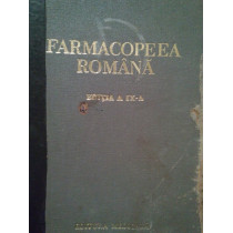 Farmacopeea romana, editia a IXa