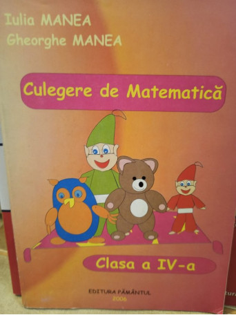 Culegere de matematica, clasa a IV-a