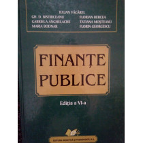 Finante publice, editia a VIa