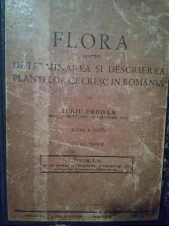 Flora pentru determinarea si descrierea plantelor ce cresc in Romania