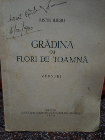 Gradina cu flori de toamna (semnata)