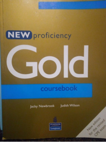 New proficiency gold coursebook