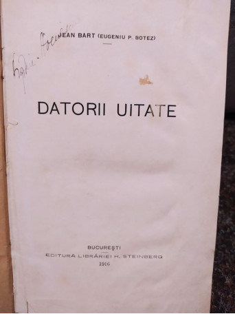 Datorii uitate