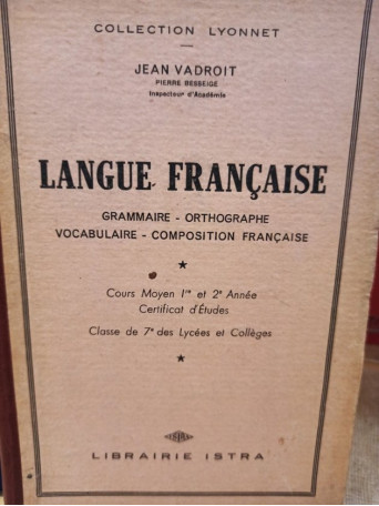 Langue francaise