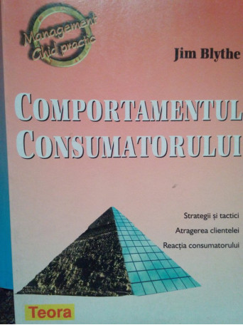 Jim Blythe - Comportamentul consumatorului - 1998 - Brosata