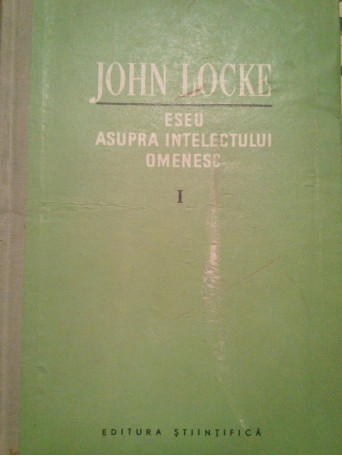 Eseu asupra intelectului omenesc, vol. I