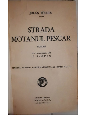 STRADA MOTANUL PESCAR