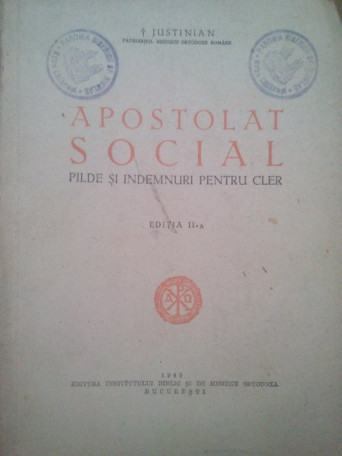 Apostolat social. Pilde si indemnuri pentru cler