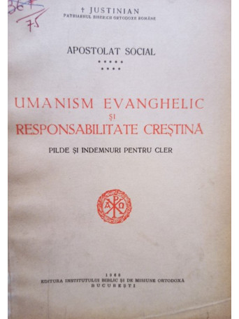 Umanism Evanghelic si responsabilitatea Crestina