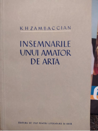 Insemnarile unui amator de arta