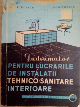 Indrumator pentru lucrarile de instalatii tehnicosanitare interioare