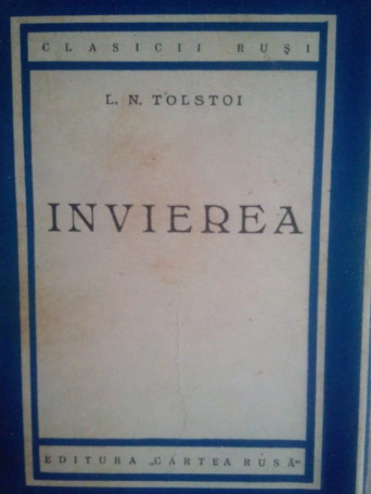 L. N. Tolstoi - Invierea - 1951 - cartonata