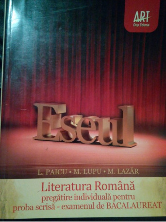 Literatura Romana, pregatire individuala pentru BACALAUREAT