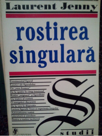 Rostirea singulara