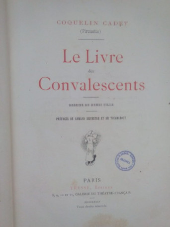 Le livre des convalescents