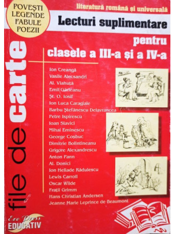 Lecturi suplimentare pentru clasele a III-a si a IV-a