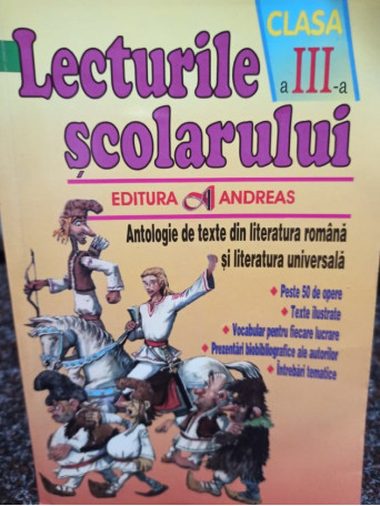 Lecturile scolarului clasa a III-a