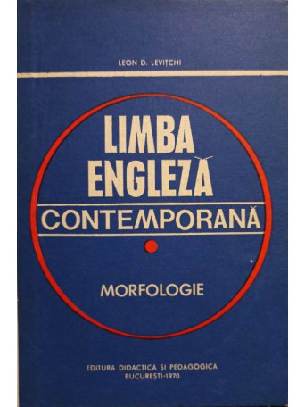 Limba engleza contemporana - Morfologie