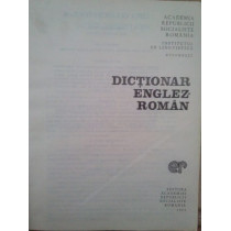 Dictionar englez-roman