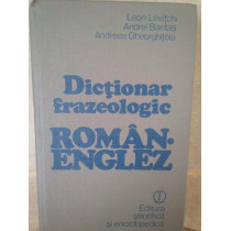 Dictionar frazeologic roman-englez