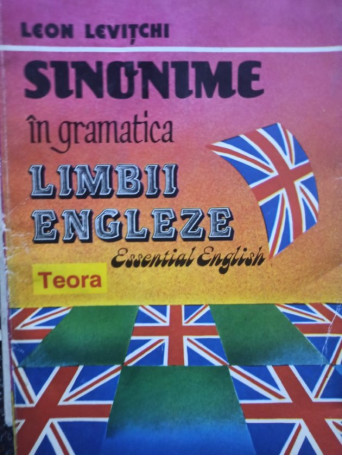 Sinonime in gramatica limbii engleze