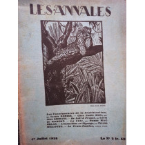 Les annales politiques et litteraires, nr. 2, 1 Juillet 1928