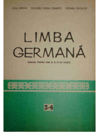 Limba germana - Manual pentru anii III si IV de studiu