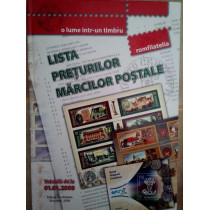 Lista preturilor marcilor postale