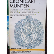 Cronicari munteni - Literatura romana