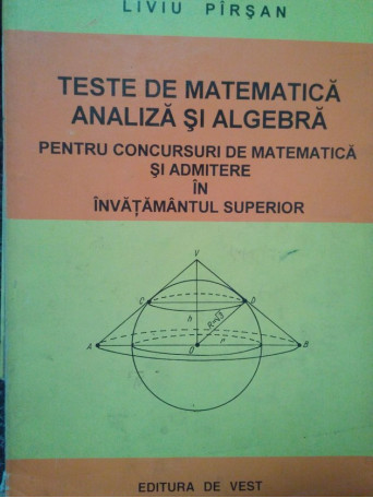 Teste de matematica, analiza si algebra