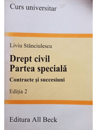 Drept civil - Partea speciala, editia 2